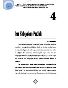 Isu Kebijakan Publik - Yimg