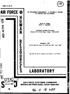 j S LABORATORY - Defense Technical Information Center