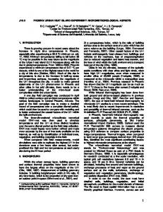 J12.2 PHOENIX URBAN HEAT ISLAND EXPERIMENT ...