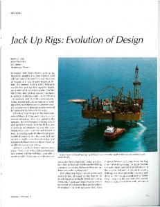 Jack Up Rigs: Evolution of Design