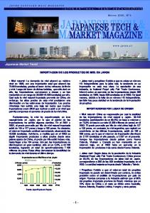 Japanese Market Trend - 1 - - JETRO