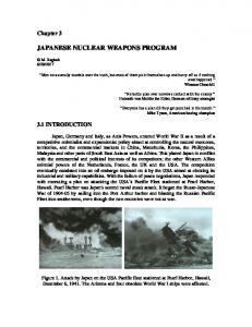 JAPANESE NUCLEAR WEAPONS PROGRAM - mragheb.com