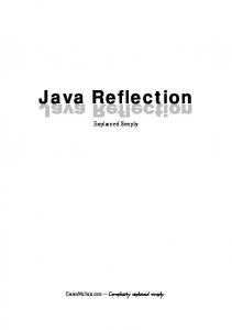 Java Reflection Explained Simply