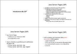 Java Server Pages (JSP) Java Server Pages (JSP) Java Server ...