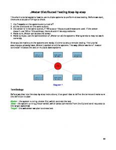 JMeter Distributed Testing Step by Step