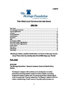 Jobs List New Jobs!