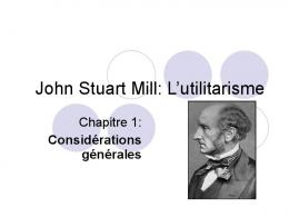 John Stuart Mill: L'utilitarisme - Ge.ch