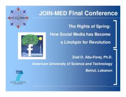 JOIN-MED Final Conference