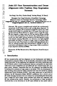 Joint 3D Face Reconstruction and Dense Alignment with Position Map ...