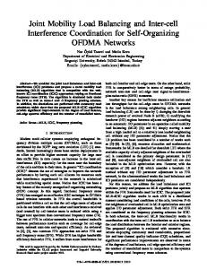 Joint Mobility Load Balancing and Inter-Cell Interference ... - IEEE Xplore