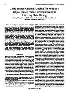 Joint Source-Channel Coding for Wireless Object-Based Video ...