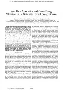 Joint User Association and Green Energy Allocation in ... - IEEE Xplore