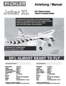 Joker XL manual - Pichler