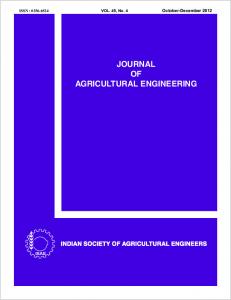 journal of agricultural engineering