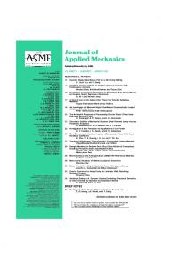 Journal of Applied Mechanics