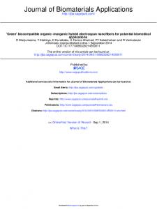 Journal of Biomaterials Applications