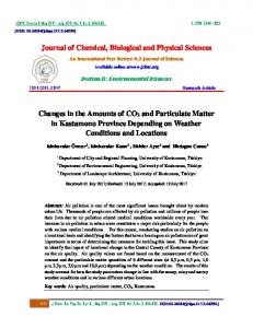 Journal of Chemical, Biological and Physical ...