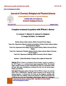 Journal of Chemical, Biological and Physical ...