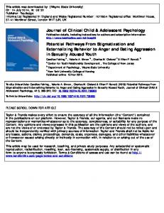 Journal of Clinical Child & Adolescent Psychology ...