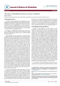 Journal of Diabetes & Metabolism