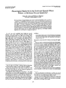 Journal of Experimental Psychology - School of Psychology - Cardiff ...