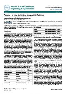 Journal of Next Generation Sequencing