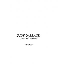 JUDY GARLAND - Stuart Spencer