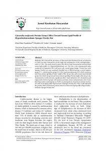 Jurnal Kesehatan Masyarakat