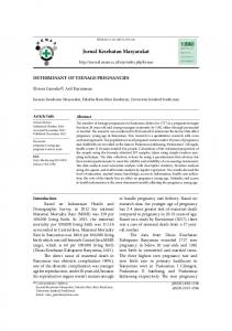 Jurnal Kesehatan Masyarakat