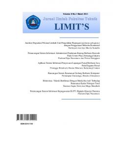 Jurnal Limit's Vol 9. No.1.pdf - Portal Kopertis Wilayah III