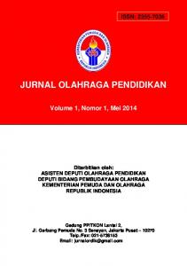 JURNAL OLAHRAGA PENDIDIKAN