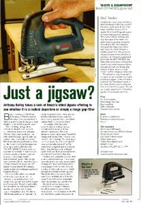 Just jigsaw? - D & M Tools