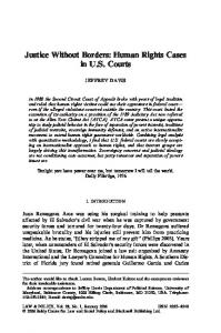 Justice Without Borders: Human Rights Cases in US ... - SSRN papers