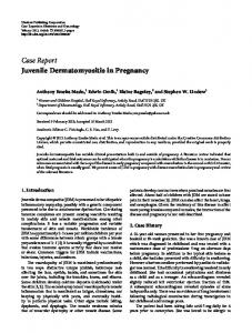 Juvenile Dermatomyositis in Pregnancy