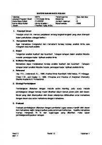 KA 1.pdf - Analis Kimia