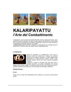 KALARIPAYATTU - Ayurveda in Toscana