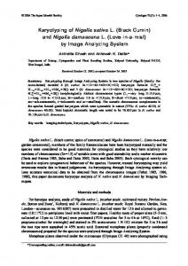 Karyotyping of Nigella sativa L. (Black Cumin) - J-Stage