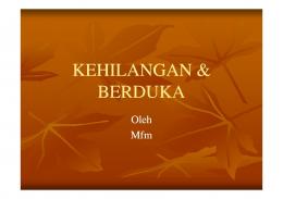 KEHILANGAN & BERDUKA [Compatibility Mode]