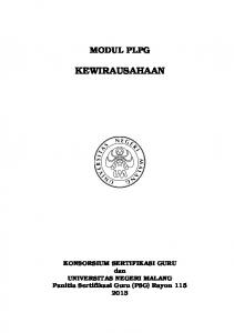 Kewirausahaan (Materi Bidang studi)