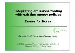 Key Issues for Korea