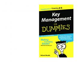 Key Management For Dummies, Thales e-Security Special Edition