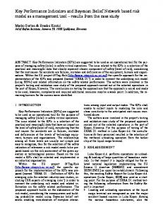 Key Performance Indicators and Bayesian Belief ...