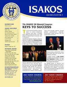 keys to success - ISAKOS