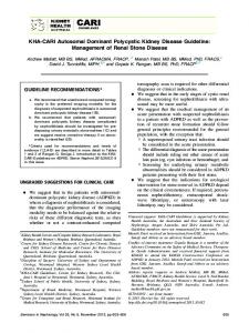 KHA-CARI Autosomal Dominant Polycystic Kidney Disease ...