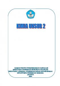 Kimia Unsur 2 - e-Learning Sekolah Menengah Kejuruan