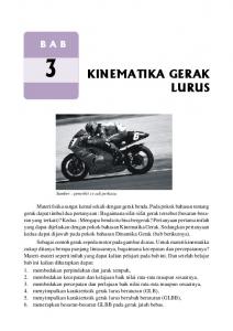 Kinematika Gerak Lurus