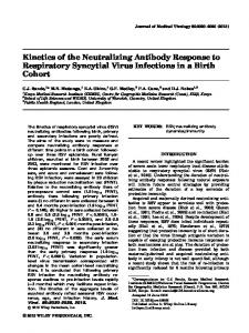 Kinetics of the Neutralizing Antibody Response to ... - BioMedSearch