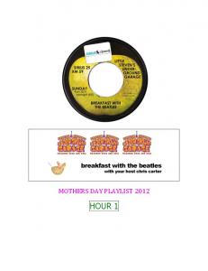 KLOS MOTHERS DAY 2012 - Breakfast With The Beatles