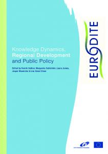 Knowledge Dynamics, Regional Development and