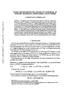 KOHN DECOMPOSITION FOR FORMS ON COVERINGS OF